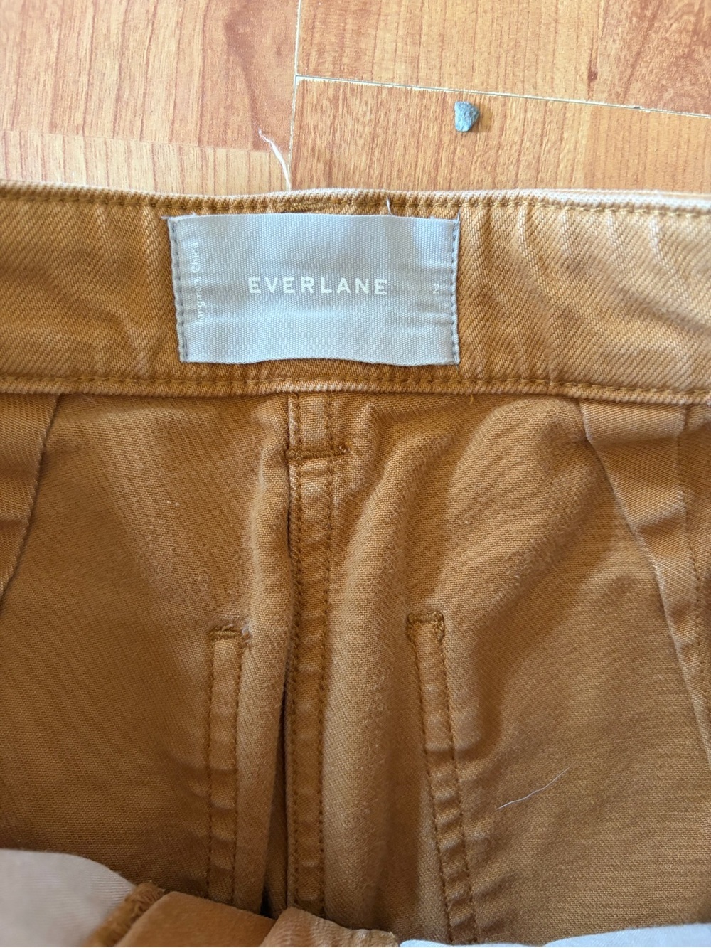 Everlane Cropped Straight Regular Size 2 Tan Pants Jeans - Picture 4 of 9
